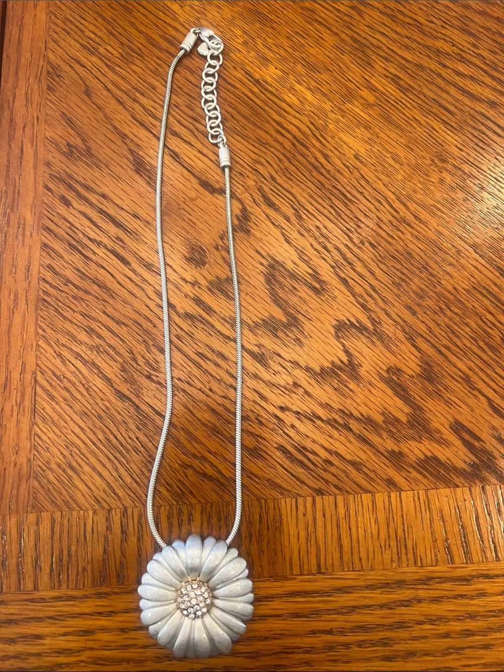 Brighton Silver Daisy Pendant Necklace
